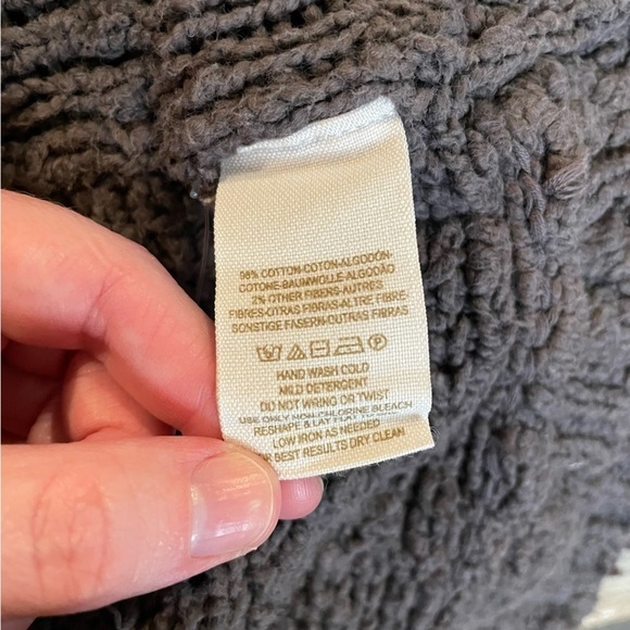 Free People Reverse Hem Open Knit V-Neck Sweater - Picture 6 of 9